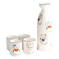 Preview: 1:4 220/50 ml Kawaii Glückliche Katze Sake Set bei g-HoReCa (Bild 2 von 5)