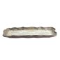 Preview: TDS, Rectangular Plate, Yohen Gold Wave, 29 x 13 x 3 cm, Item No. 21903