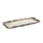 Preview: TDS, Rectangular Plate, Yohen Gold Wave, 29 x 13 x 3 cm, Item No. 21903