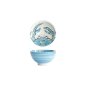Preview: Tokyo Design Studio Reisschale Seafood Krabbe Hellblau, Porzellan, Ø 11,2 × 6,2 cm, 300 ml