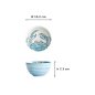 Preview: Schale Seafood Krabbe Hellblau, Porzellan, Ø 13,2 × 7,3 cm, 500 ml, Art.-Nr. 21932