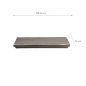 Preview: TDS, Large Plate, Ob Grey, 26 x 12 cm, Item No. 22108