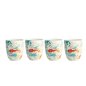 Preview: Mug Set Kawaii Goldfish Multicolour in Gift Box, 4 pcs., Porcelain, Ø 7 × 8 cm, 170 ml, Item No. 22121