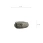 Preview: TDS, Runder Teller,  Silver Rock, 7x3cm, Art.-Nr.22129