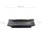 Preview: TDS, Plate, Black, 15.5x11x2.5cm - Item No. 22233
