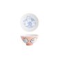 Preview: Tokyo Design Studio Reisschale Kawaii Karakusa Lucky Cat Orange, Porzellan, Ø 11,5 × 6 cm, 300 ml