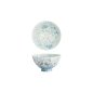 Preview: Tokyo Design Studio Reisschale Kawaii Funny Cat Blau, Porzellan, Ø 11,5 × 6 cm, 300 ml