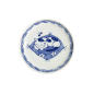 Preview: Plate Neko Maruke Cat Blue/White, Porcelain, Ø 14.3 × 2.1 cm, Item No. 22296