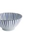 Preview: Reisschale Natsu Tokusa Mixed Bowl Blau/Weiß, Porzellan, Ø 17,8 × 9,5 cm, 1 l, Art.-Nr. 22334