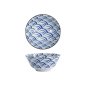 Preview: Tokyo Design Studio Tayo-Schale Natsu Nami Blau/Weiß, Porzellan, Ø 15,2 × 6,7 cm, 500 ml