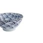 Preview: Schale Natsu Nami Mixed Bowls Blau/Weiß, Porzellan, Ø 17,8 × 8,7 cm, 1 l, Art.-Nr. 22343