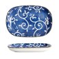 Preview: Tokyo Blue Karakusa Oblong Teller bei g-HoReCa (Bild 1 von 6)