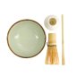 Preview: TDS, Matcha Bowl Giftset, 4-piece set, 11 x 8 cm, Wasabi, Item No. 33003
