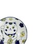 Preview: Pasta Plate Kawaii Lucky Cat Neko Blue, Porcelain, Ø 21 × 5 cm, Item No. 33012