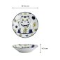 Preview: Pasta Plate Kawaii Lucky Cat Neko Blue, Porcelain, Ø 21 × 5 cm, Item No. 33012