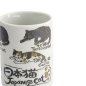Preview: TDS, Becher, Emboss Japanese Cats, Ø 7,2x10,2cm 260ml, Art.-Nr. 33015