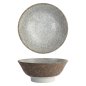 Preview: Tokyo Design Studio Ramenschale Satomaki Kairagi Braun/Weiß, Porzellan, Ø 21,5 × 9 cm, 1,3 l