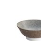 Preview: Ramenschale Satomaki Kairagi Braun/Weiß, Porzellan, Ø 21,5 × 9 cm, 1,3 l, Art.-Nr. 33173