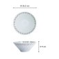 Preview: Ramen Bowl Tokusa White, Melamine, Ø 19.3 × 9 cm, 1.2 l, Item No. 33273