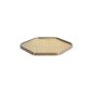 Preview: Sechseckiger Teller, Bambus, 20 × 18,9 × 2,5 cm, Art.-Nr. 33292