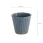 Preview: TDS, Tasse, Mino Craft Wabi Konnesu, Blau, Ø 9,2x8,6cm - Art Nr. 33306