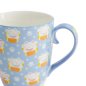 Preview: TDS, Mug, Kawaii Lucky Cat, W/ Giftbox, Blue, Ø8.5x10.2cm 380ml , Item No. 33358