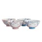 Preview: TDS, Schale-Geschenkset, Kawaii, Lucky Cat, Blau/Rosa, 4Stk, Ø 11,3 x 5,8 cm 300 ml, Art.-Nr. 33359
