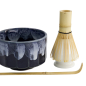 Preview: TDS, Matcha Giftset, Kanegin Green/Navy,  4-piece set , 11x8cm Item No. 33374