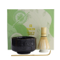 Preview: TDS, Matcha Schale Geschenkset, 4-tlg., 12x7,5cm, Akeyo Black, Art.-Nr. 33411