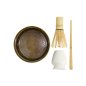 Preview: TDS, Matcha Geschenkset, Grün/Braun, 4-tlg., Ø 12x7,5cm, Art.-Nr. 33412