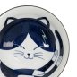 Preview: TDS, Ramen-Schale, Kawaii Cat Neko, Blau, Ø 19,7x7,5cm 1000ml, Art.-Nr. 33417