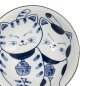Preview: TDS, Ramen Bowl, Kawaii Cat Neko, Blue, Ø 19.7x7.5cm 1000ml, Item No. 33420