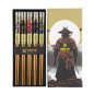 Preview: TDS, Chopstick Set, Samurai, 5 pair, Item No. 33449