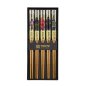 Preview: TDS, Chopstick Set, Samurai, 5 pair, Item No. 33449