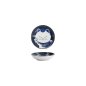 Preview: Tokyo Design Studio Bowl Kawaii Cat Neko White/Blue, Porcelain, Ø 10.2 × 2.5 cm