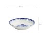 Preview: TDS, Saucenschale, Puffer Fish, Blau/Weiß, Ø 9x2 cm - Art Nr. 33559