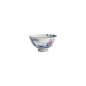 Preview: Rice Bowl Kawaii Wave Cat Blue/Red, Porcelain, Ø 11.5 × 6 cm, 300 ml, Item No. 33597