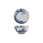 Preview: Tokyo Design Studio Tayo Bowl Kawaii Wave Cat Blue/Red, Porcelain, Ø 13 × 6.5 cm