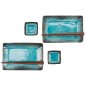 Preview: TDS, Sushi Set, Yamasaku Sky Blue, Giftset with Chopsticks, 6-piece set, Item No. 33601