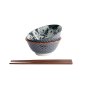Preview: TDS, Tayo Schale Geschenkset mit Essstäbchen, 2-tlg., Asakusa, Ø 14,8x7cm 550ml, Art.-Nr. 33604