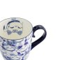 Preview: Tasse Kawaii Blue Maneko Blau in Geschenkbox, Porzellan, Ø 8,5 × 10,2 cm, 380 ml, Art.-Nr. 33612