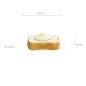 Preview: TDS, Kawaii Chopstick Rest, Toast, 3.1x3.9x1.5cm, Item No. 33680