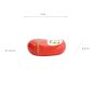 Preview: TDS, Kawaii Chopstick Rest, Daruma Flower, 3.0x4.4x1.6cm, Item No. 33682