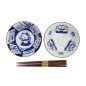 Preview: TDS, Tayo Bowl Set, Kawaii Cat Giftset 2-piece set w/chopsticks, Ø 14.9x6.7cm 500ml, Item No. 33694