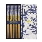 Preview: TDS, Chopstick Set, Blue Bamboo, 5 pair, Item No. 33862