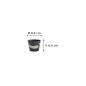 Preview: Soba Cup Kawaii Black Whale Black, Porcelain, Ø 8.6 × 6.9 cm, 210 ml, Item No. 33945