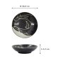 Preview: Pasta Plate Kawaii Black Whale, Porcelain, Ø 20.8 × 5.2 cm, 650 ml, Item No. 33950