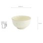 Preview: TDS, Okonomi-Schale, Shirogesho, Ø 13x7,2cm, 500ml, Beige - Art Nr. 33962