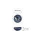 Preview: Sauce Bowl Kawaii Whale Blue, Porcelain, Ø 9.5 × 3 cm, Item No. 34010