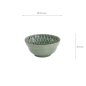 Preview: TDS, Mashiko Bowl, Mesh, Ø 9.5 x 4.5 cm - Item No. 34024